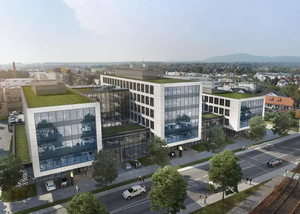 TOWNUS Modern office complex in Oberursel showcasing strategic facility management and commercial real estate appeal