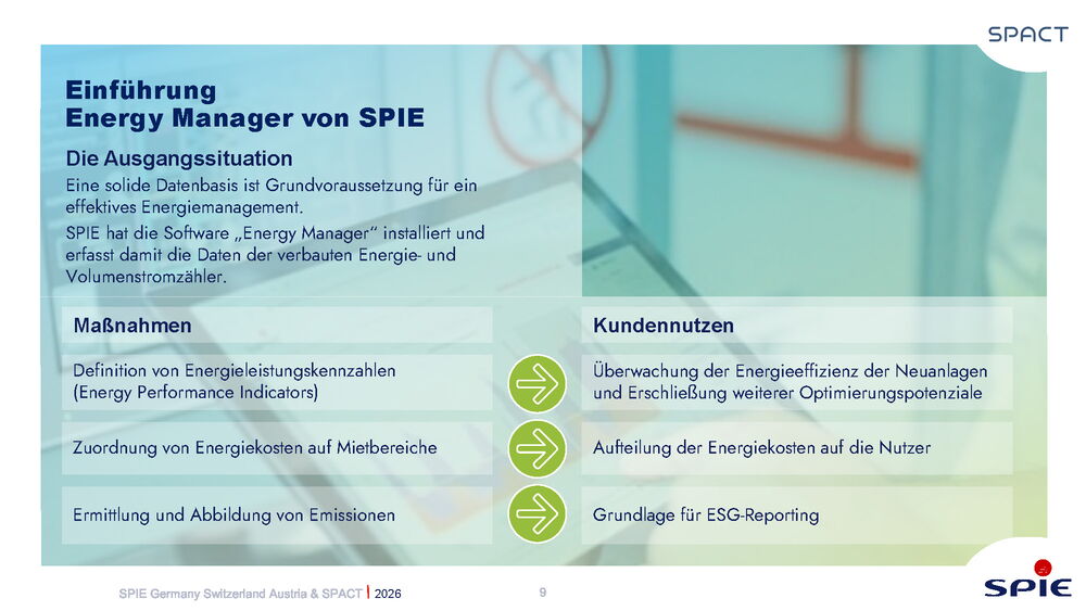 SPIE's Energy Manager streamlines energy management for effective Property Management and optimization in commercial real estate.